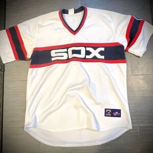 Chicago Majestic White Sox Cooperstown Collection Throwback Jersey!